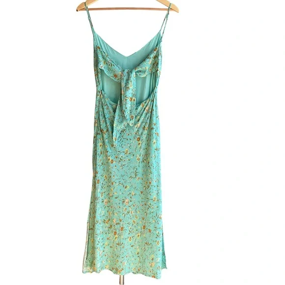 Hello Molly California Dreaming Midi Dress Green Dainty Ditzy Floral Sli… - Picture 6 of 16